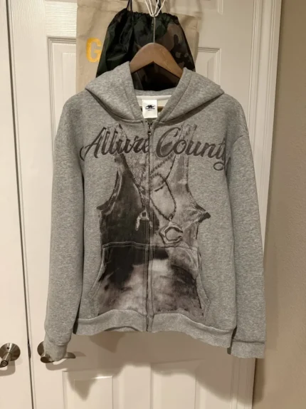 Allure County Vest Zip-Up Hoodie