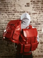 Allure county red “Voyager” bag