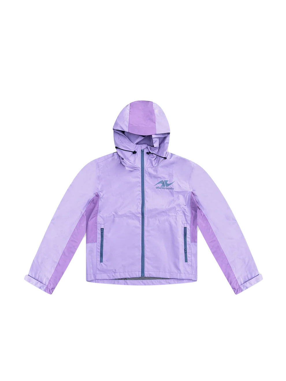 67D5EC30-C8D4-478B-B715-9E25A8C01619 Purple "Shell" Rain Jacket