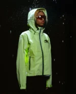 Green "Shell" Rain Jacket