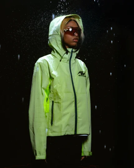Green "Shell" Rain Jacket